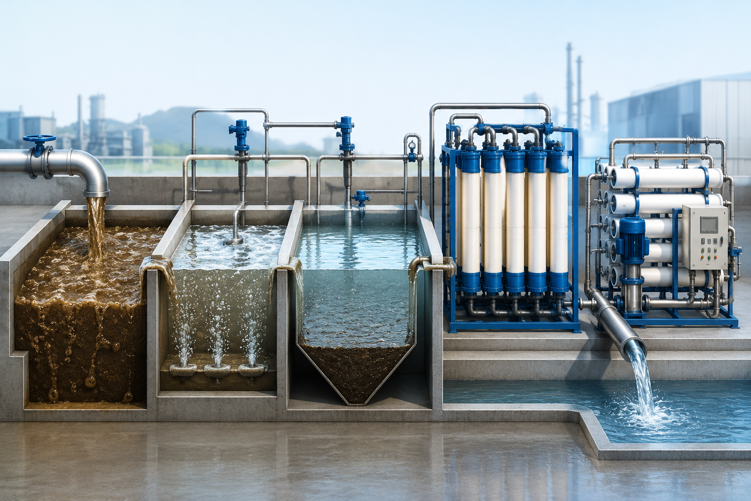 High-TDS effluent treatment